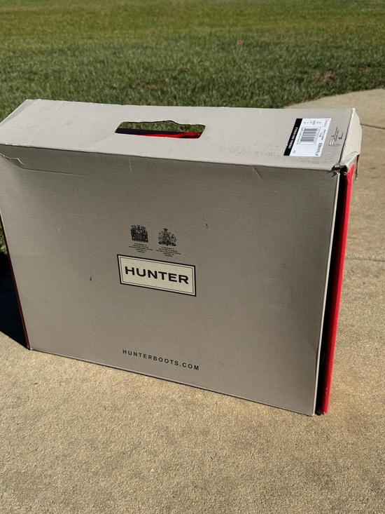 Hunter Original Kids Nebula-JFT6040NEB-Alpine Poppy-Size 5B/6G - Picture 6 of 8